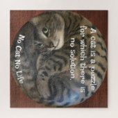 Geen Kat Geen Leven Legpuzzel (Horizontaal)