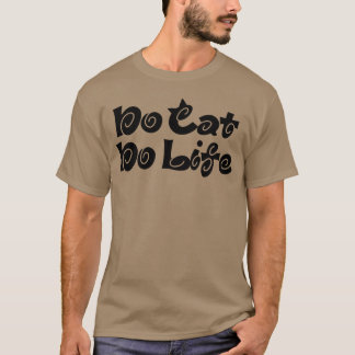 Geen kat geen leven meisje t-shirt