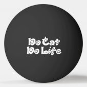 Geen kat geen leven pingpong pingpongbal (Achterkant)