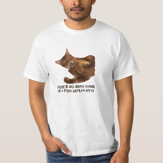 Geen Kat T-Shirt decanderen (Voorkant)