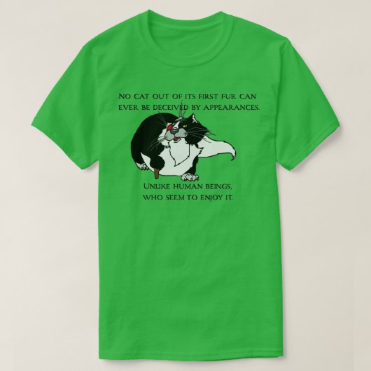 Geen kat van zijn eerste vier de laatste eenheid v t-shirt (Design voorkant)