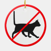 GEEN katten Keramisch Ornament (Achterkant)