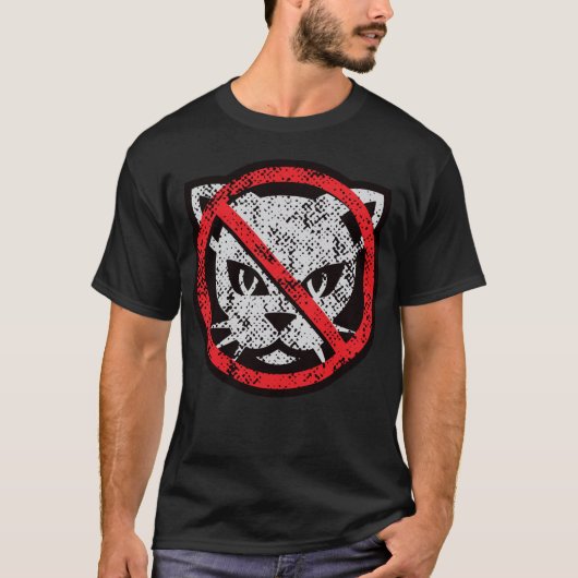 Geen katten t-shirt (Voorkant)