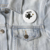 Geen kattenkoningen in Amerika Ronde Button 5,7 Cm (In situ)