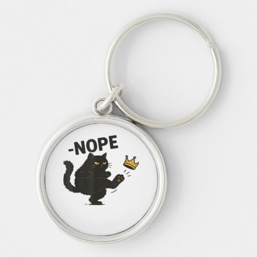 Geen kattenkoningen in Amerika Sleutelhanger (Voorkant)