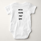 Geen kattenmens – Grappig peuterbody Romper (Achterkant)