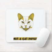 Geen kattenmens - Kattendesign - Muismat (Met muis)