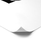 Geen kattevrije Poster (Hoek)