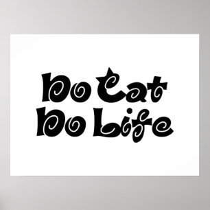 Geen kattevrije Poster