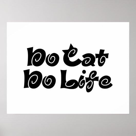 Geen kattevrije Poster (Voorkant)