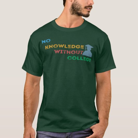 Geen kennis zonder studievrienden t-shirt (Voorkant)