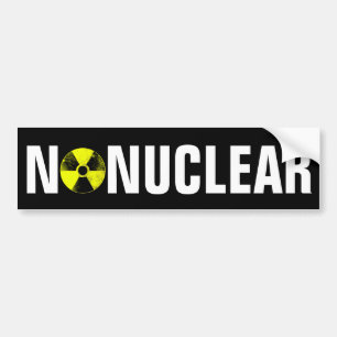 Geen kernenergie bumpersticker