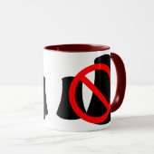 Geen kernenergie mok (Voorkant rechts)