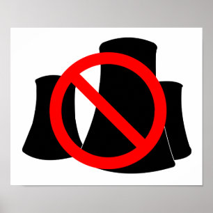 Geen kernenergie poster