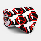 Geen kernenergie stropdas (Opgerold)