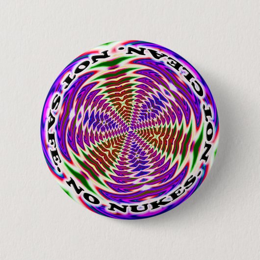 geen kerntoets ronde button 5,7 cm (Voorkant)