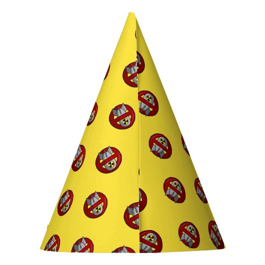 Geen kernwapens feesthoedjes (Achterkant)