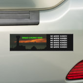 GEEN KERNWAPENS MEER! BUMPERSTICKER (Op auto)