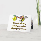 Geen kerst feestdagen kaart (Achterkant)