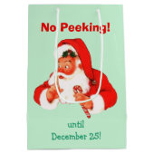 Geen kerst met prekkerst medium cadeauzakje (Achterkant)