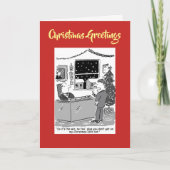 Geen kerstkaart voor Win No Fee-advocaten Feestdagen Kaart (Voorkant)