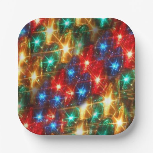 Geen kerstlampjes vereist papieren bordje (Voorkant)