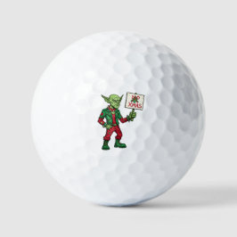 Geen Kerstmis – Rebel Alien Stijl Golfballen