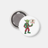 Geen Kerstmis – Rebel Alien Stijl Magneet (Voorkant / Achterkant)
