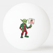 Geen Kerstmis – Rebel Alien Stijl Pingpongbal (Voorkant)