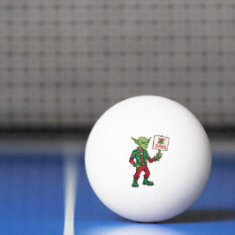 Geen Kerstmis – Rebel Alien Stijl Pingpongbal