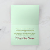 Geen Kerstmis zoals de Kerstmis van Trini (Jouw na Feestdagen Kaart (Binnen)