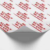 Geen ketchup geen leven cadeaupapier (Hoek)