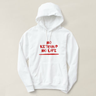 Geen ketchup geen leven hoodie