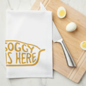 Geen keukenhanddoekjes met soggy - Tan Theedoek (Quarter Fold)