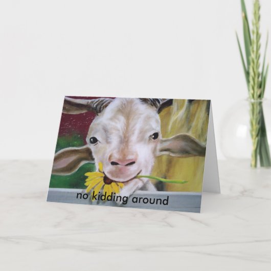 GEEN KIDDING ROND MIJN VALENTIJN FEESTDAGEN KAART (Voorkant)