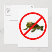 Geen kikkers meer! briefkaart (Voorkant / Achterkant)