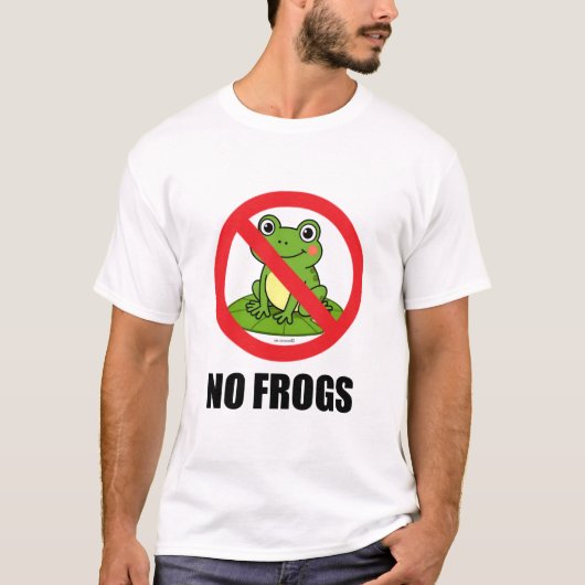 GEEN KIKKERS T-SHIRT (Voorkant)