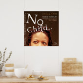 geen kind30x30 2 poster (Keuken)