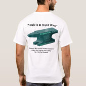 Geen kind achtergelaten... t-shirt (Achterkant)