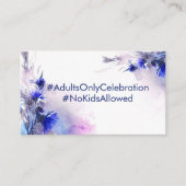 Geen kinder aankondiging bruiloft Korenbloem Rever (Voorkant)