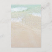 Geen Kinder Berichten Beach Scene Enclosure Kaarte Informatiekaartje (Achterkant)