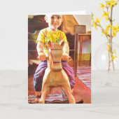 Geen Kinder Gelukkige Kaart van het Jubileum (Gele Bloem)