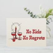 Geen Kinderen Betreffende Kaart (Staand voorkant)