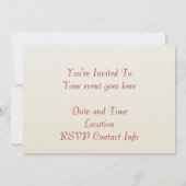 Geen Kinderen Betreffende Kaart (Achterkant)