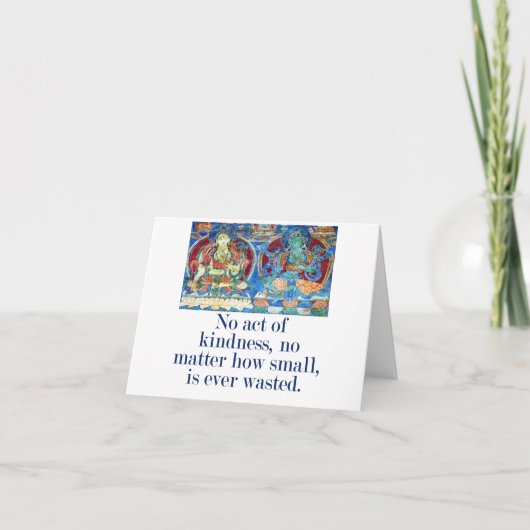 Geen Kindness - Compassion Quote Kaart (Voorkant)