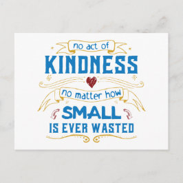 Geen Kindness-wet Briefkaart