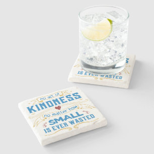 Geen Kindness-wet Stenen Onderzetter