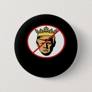 Geen Kings Anti Creatief Klassiek Ontwerp Ronde Button 5,7 Cm