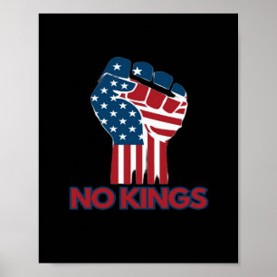 Geen Kings Anti Klassieke Retro Stijl Poster