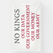 GEEN KINGS CUSTOM PROTEST SPANDOEK (Verticaal)